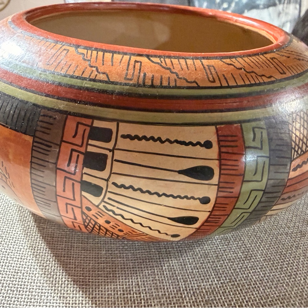 Handcrafted Multicolor Decorative Bowl